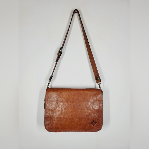 Patricia Nash Handbags - Patricia Nash Brown Leather Crossbody Messenger Bag